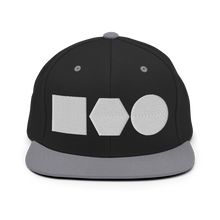 Load image into Gallery viewer, Embroidered Snapback Hat | Logo Shapes
