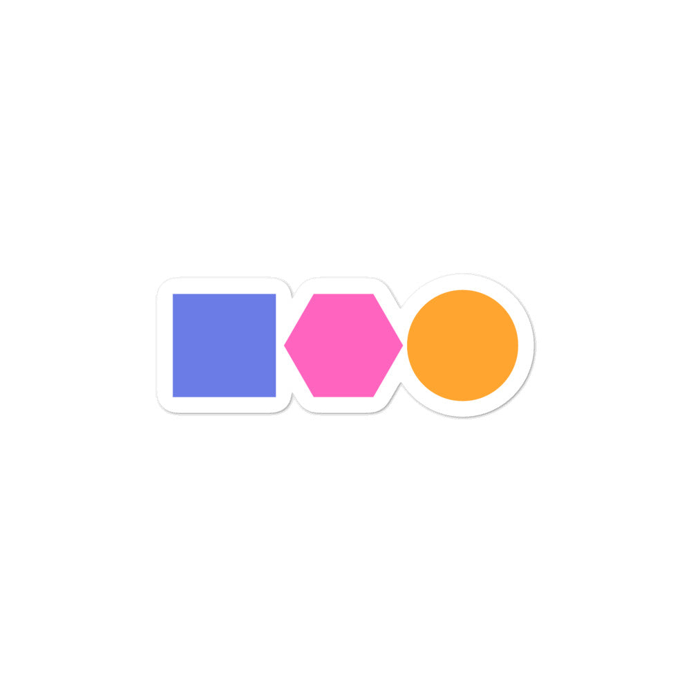Sticker | Color Shapes Logo