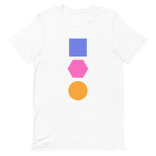 Load image into Gallery viewer, Unisex T-Shirt | Color Shapes Logo
