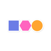 Load image into Gallery viewer, Sticker | Color Shapes Logo
