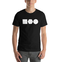 Load image into Gallery viewer, Unisex T-Shirt | White Shapes Logo
